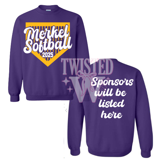 Merkel Softball 2025 - Adult Sweatshirts