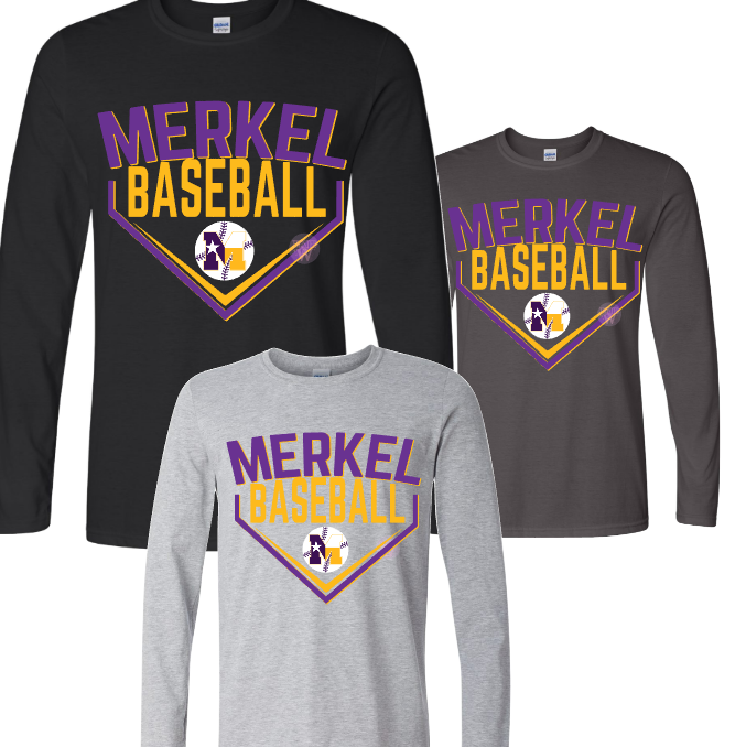 Merkel Baseball Texas M - Adult Long Sleeve