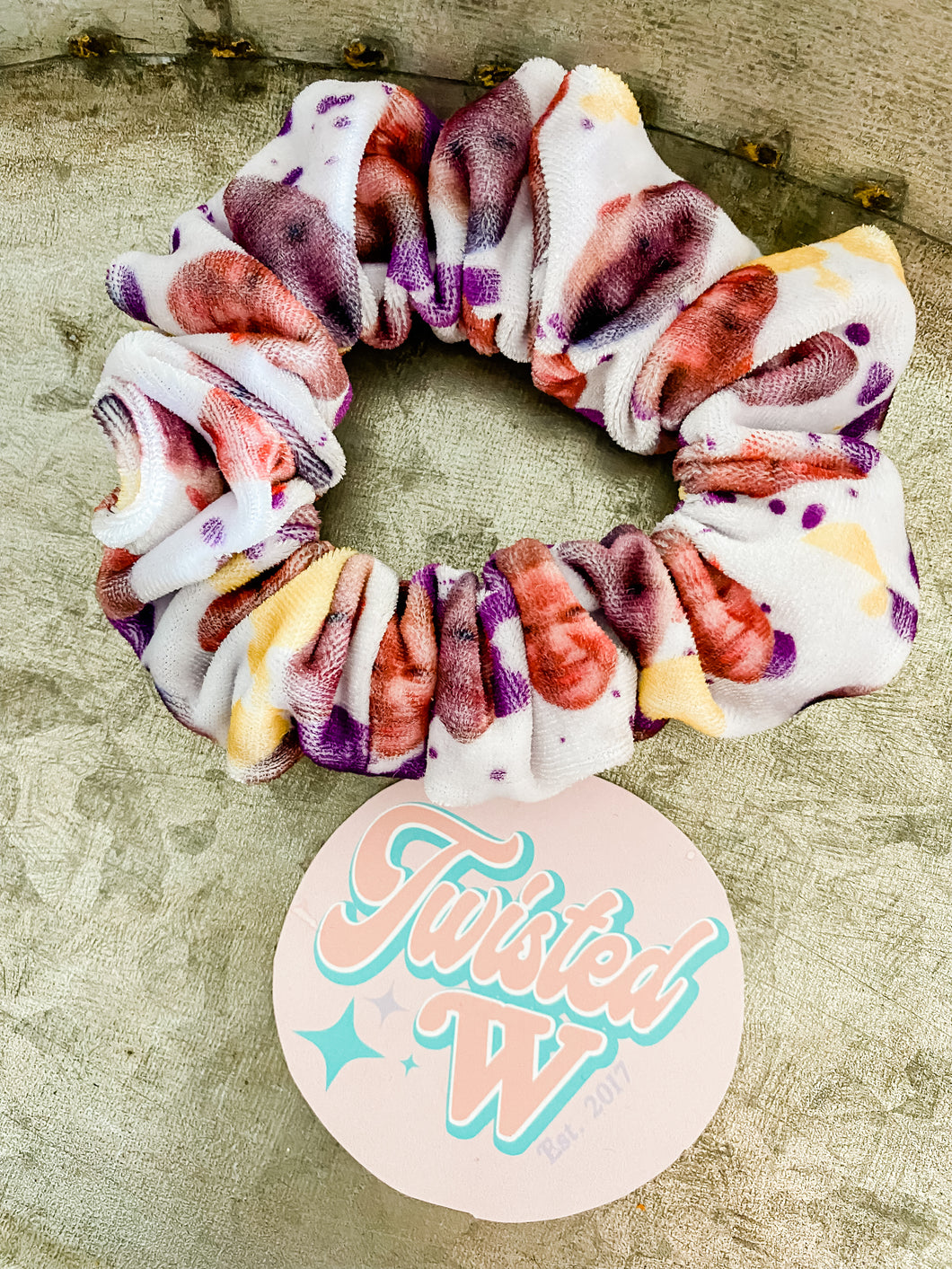 Game Day Splatter Face Scrunchies