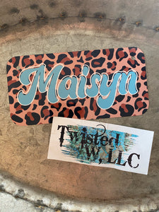 3"X6" Personalized Aluminum plate • Custom License Plate