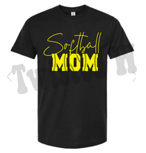 Load image into Gallery viewer, Baseball or Softball Mom • any name • Game Day tee
