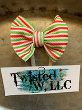 Load image into Gallery viewer, Christmas Stripes • Red, White and Green Stripes

