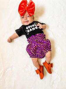 Bright Orange Velvet Bow