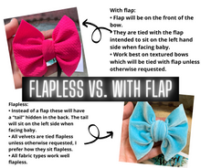 Load image into Gallery viewer, Bright Velvet Multicolor Tie dye Bows
