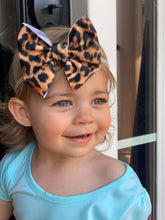 Load image into Gallery viewer, Ready to Ship • Leopard • Swim Bows
