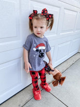 Load image into Gallery viewer, Santa Cow tees • Christmas • Glitter Vinyl or Direct to film
