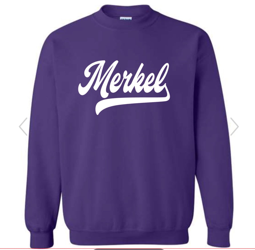 Merkel Softball • Purple • Team Adult Sweatshirts