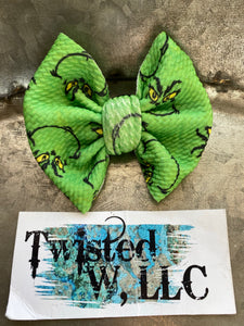 Grinch Bows