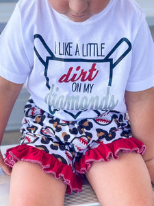 I like a little dirt on my diamonds • any colors • Baseball or softball