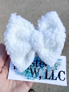 Ivory Sherpa Bows