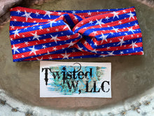 Load image into Gallery viewer, Ready to Ship Patriotic Twisted Headbands SPECIAL PRICING
