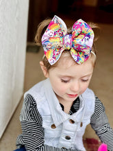 Load image into Gallery viewer, 90&#39;s Baby • Lisa Frank • Puff bow
