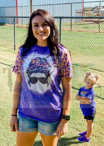 Mom bun Game Day tee • Sublimation