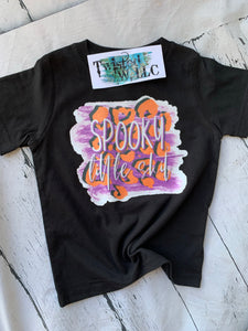 Spooky Little Shit - Kids • Leopard • Halloween • Sublimation or Direct to Film