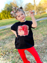 Load image into Gallery viewer, Vintage Santa leopard Christmas t-shirt • Sublimation or Direct to film
