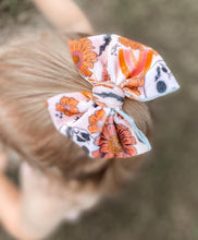 Load image into Gallery viewer, Groovy Rainbow Skulls • Spooky Bows • Velvet

