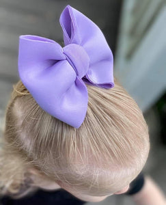 Lilac Puff Bow