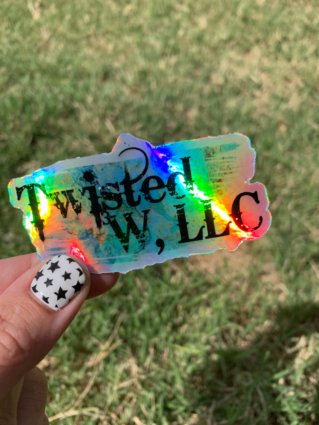 Holographic Twisted W, LLC decal