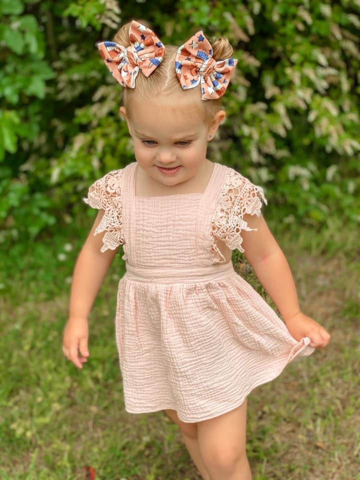 Ready to ship • Velvet Bomb Pops • Red, White, & Blue Bows