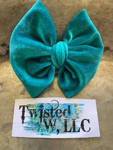 Emerald Velvet Bows