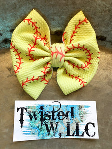 Softball Stitch bows