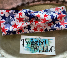 Load image into Gallery viewer, Ready to Ship Patriotic Twisted Headbands SPECIAL PRICING
