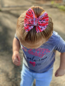 FINAL Leopard Love Heart Stripe Bows • Valentine’s Day