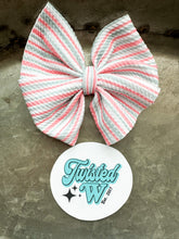 Load image into Gallery viewer, Newborn Hospital Stripe Bows

